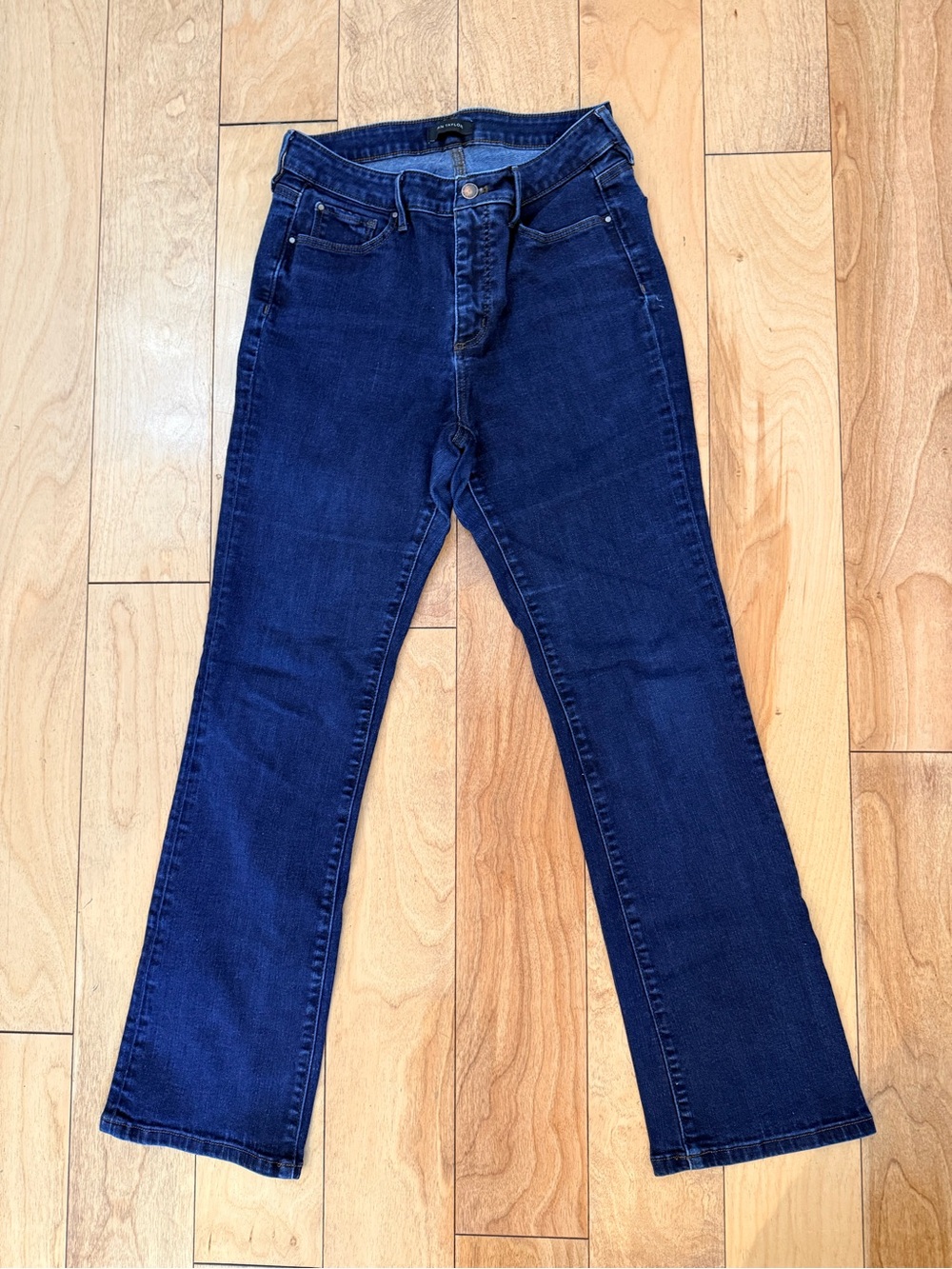 Ann Taylor the slim boot curvy fit Women's Dark Blue Jeans